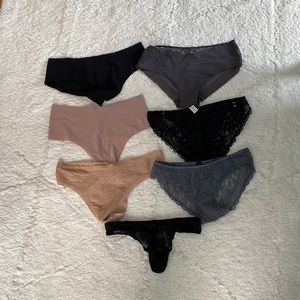 NWOT VS Panties Bundle SM-MD